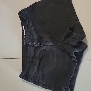 Black Jean shorts
